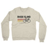 Rhode Island Cycling Midweight French Terry Crewneck Sweatshirt-Heather Oatmeal-Allegiant Goods Co. Vintage Sports Apparel