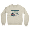 Don't Move To Atlanta Midweight French Terry Crewneck Sweatshirt-Heather Oatmeal-Allegiant Goods Co. Vintage Sports Apparel