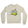 North Carolina Golf Midweight French Terry Crewneck Sweatshirt-Heather Oatmeal-Allegiant Goods Co. Vintage Sports Apparel