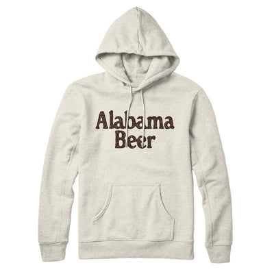 Alabama Beer Hoodie-Heather Oatmeal-Allegiant Goods Co. Vintage Sports Apparel