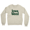 Iowa Weed Midweight French Terry Crewneck Sweatshirt-Heather Oatmeal-Allegiant Goods Co. Vintage Sports Apparel