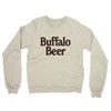 Buffalo Beer Midweight French Terry Crewneck Sweatshirt-Heather Oatmeal-Allegiant Goods Co. Vintage Sports Apparel