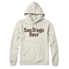 San Diego Beer Hoodie-Heather Oatmeal-Allegiant Goods Co. Vintage Sports Apparel