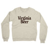 Virginia Beer Midweight French Terry Crewneck Sweatshirt-Heather Oatmeal-Allegiant Goods Co. Vintage Sports Apparel