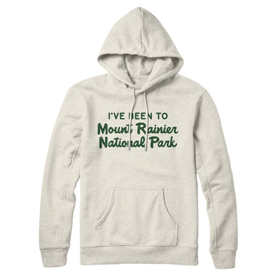 I've Been To Mount Rainier National Park Hoodie-Heather Oatmeal-Allegiant Goods Co. Vintage Sports Apparel