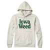 Iowa Weed Hoodie-Heather Oatmeal-Allegiant Goods Co. Vintage Sports Apparel