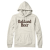 Oakland Beer Hoodie-Heather Oatmeal-Allegiant Goods Co. Vintage Sports Apparel