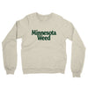 Minnesota Weed Midweight French Terry Crewneck Sweatshirt-Heather Oatmeal-Allegiant Goods Co. Vintage Sports Apparel