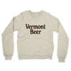 Vermont Beer Midweight French Terry Crewneck Sweatshirt-Heather Oatmeal-Allegiant Goods Co. Vintage Sports Apparel