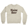 Maine Beer Midweight French Terry Crewneck Sweatshirt-Heather Oatmeal-Allegiant Goods Co. Vintage Sports Apparel