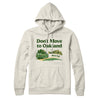 Don't Move To Oakland Hoodie-Heather Oatmeal-Allegiant Goods Co. Vintage Sports Apparel