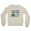 Don't Move To Memphis Midweight French Terry Crewneck Sweatshirt-Heather Oatmeal-Allegiant Goods Co. Vintage Sports Apparel