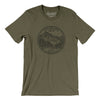 Colorado State Quarter Men/Unisex T-Shirt-Heather Olive-Allegiant Goods Co. Vintage Sports Apparel