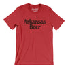 Arkansas Beer Men/Unisex T-Shirt-Heather Red-Allegiant Goods Co. Vintage Sports Apparel