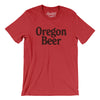 Oregon Beer Men/Unisex T-Shirt-Heather Red-Allegiant Goods Co. Vintage Sports Apparel