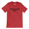 Minneapolis Beer Men/Unisex T-Shirt-Heather Red-Allegiant Goods Co. Vintage Sports Apparel