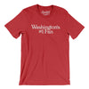 Washington's Number 1 Fan Men/Unisex T-Shirt-Heather Red-Allegiant Goods Co. Vintage Sports Apparel