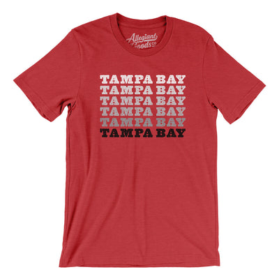 Tampa Bay Repeat Men/Unisex T-Shirt-Heather Red-Allegiant Goods Co. Vintage Sports Apparel