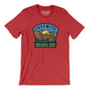 Yosemite National Park Badge Men/Unisex T-Shirt-Heather Red-Allegiant Goods Co. Vintage Sports Apparel