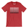 Cincinnati Repeat Men/Unisex T-Shirt-Heather Red-Allegiant Goods Co. Vintage Sports Apparel