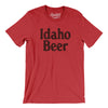 Idaho Beer Men/Unisex T-Shirt-Heather Red-Allegiant Goods Co. Vintage Sports Apparel