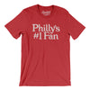 Philly's Number 1 Fan Men/Unisex T-Shirt-Heather Red-Allegiant Goods Co. Vintage Sports Apparel