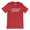 Tampa Bay Pennant Men/Unisex T-Shirt-Heather Red-Allegiant Goods Co. Vintage Sports Apparel