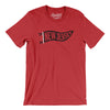 New Jersey Pennant Men/Unisex T-Shirt-Heather Red-Allegiant Goods Co. Vintage Sports Apparel