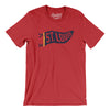 St Louis Pennant Men/Unisex T-Shirt-Heather Red-Allegiant Goods Co. Vintage Sports Apparel