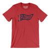Florida Pennant Men/Unisex T-Shirt-Heather Red-Allegiant Goods Co. Vintage Sports Apparel