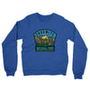 Yosemite National Park Badge Midweight French Terry Crewneck Sweatshirt-Heather Royal-Allegiant Goods Co. Vintage Sports Apparel