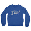 Philly Pennant Midweight French Terry Crewneck Sweatshirt-Heather Royal-Allegiant Goods Co. Vintage Sports Apparel