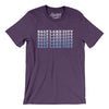 Salt Lake City Repeat Men/Unisex T-Shirt-Heather Team Purple-Allegiant Goods Co. Vintage Sports Apparel