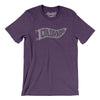 Colorado Pennant Men/Unisex T-Shirt-Heather Team Purple-Allegiant Goods Co. Vintage Sports Apparel