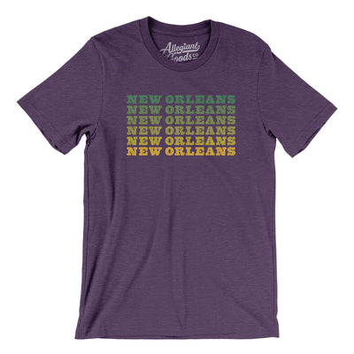 New Orleans Repeat Men/Unisex T-Shirt-Heather Team Purple-Allegiant Goods Co. Vintage Sports Apparel