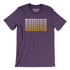 Minneapolis Repeat Men/Unisex T-Shirt-Heather Team Purple-Allegiant Goods Co. Vintage Sports Apparel