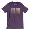 Baton Rouge Repeat Men/Unisex T-Shirt-Heather Team Purple-Allegiant Goods Co. Vintage Sports Apparel