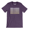 Orlando Repeat Men/Unisex T-Shirt-Heather Team Purple-Allegiant Goods Co. Vintage Sports Apparel