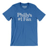 Philly's Number 1 Fan Men/Unisex T-Shirt-Heather True Royal-Allegiant Goods Co. Vintage Sports Apparel