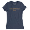 San Francisco Beer Women's T-Shirt-Indigo-Allegiant Goods Co. Vintage Sports Apparel