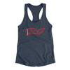 Minnesota Pennant Women's Racerback Tank-Indigo-Allegiant Goods Co. Vintage Sports Apparel