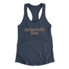 Jacksonville Beer Women's Racerback Tank-Indigo-Allegiant Goods Co. Vintage Sports Apparel