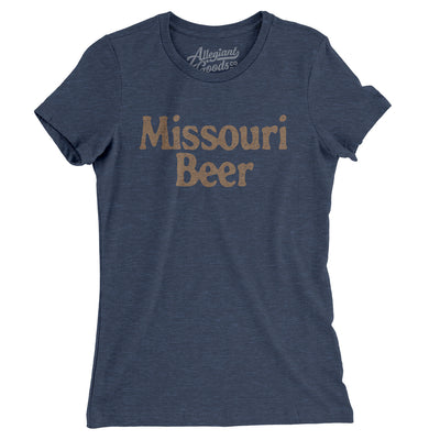 Missouri Beer Women's T-Shirt-Indigo-Allegiant Goods Co. Vintage Sports Apparel