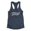 Washington Pennant Women's Racerback Tank-Indigo-Allegiant Goods Co. Vintage Sports Apparel