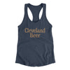 Cleveland Beer Women's Racerback Tank-Indigo-Allegiant Goods Co. Vintage Sports Apparel