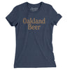 Oakland Beer Women's T-Shirt-Indigo-Allegiant Goods Co. Vintage Sports Apparel