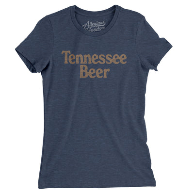 Tennessee Beer Women's T-Shirt-Indigo-Allegiant Goods Co. Vintage Sports Apparel