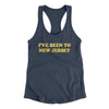 I've Been To New Jersey Women's Racerback Tank-Indigo-Allegiant Goods Co. Vintage Sports Apparel