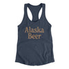 Alaska Beer Women's Racerback Tank-Indigo-Allegiant Goods Co. Vintage Sports Apparel