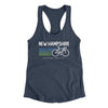 New Hampshire Cycling Women's Racerback Tank-Indigo-Allegiant Goods Co. Vintage Sports Apparel